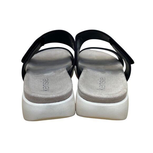 Kensie Women’s Black Adjustable Fit Arch Support Slide Jipsy Sandals Size 7M - Picture 6 of 9